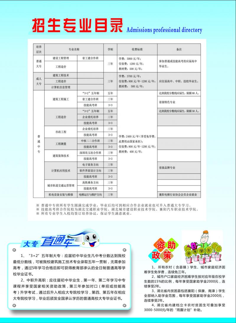 湖北省工業(yè)建筑學(xué)校2018年秋季招生簡(jiǎn)章(圖3)
