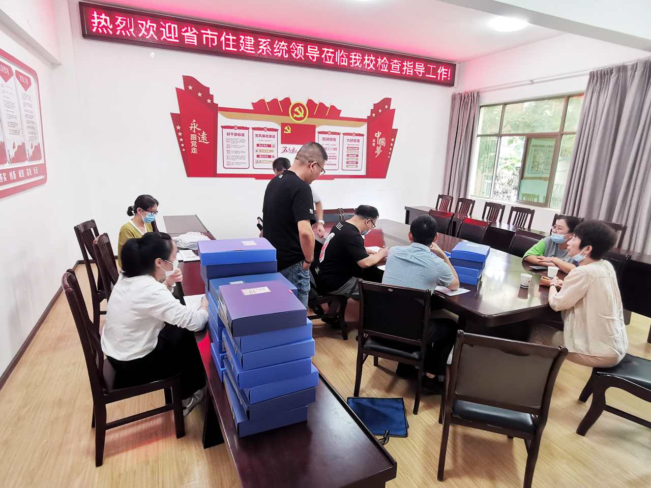 湖北省城鄉建設發(fā)展中心到我校開(kāi)展2022年度全省施工現場(chǎng)專(zhuān)業(yè)人員職業(yè)培訓工作(圖2)