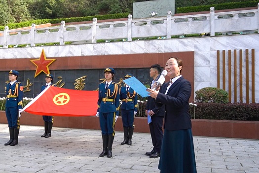 湖北省工業(yè)建筑學(xué)校開(kāi)展“清明祭英烈”活動(dòng)(圖8)